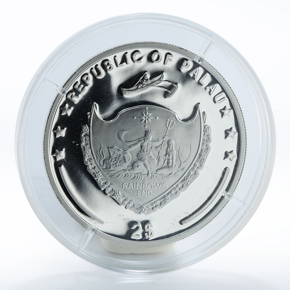Palau, 2 dollars, 2010, Mieszko I, Duke of Poland, 1/2 oz Silver