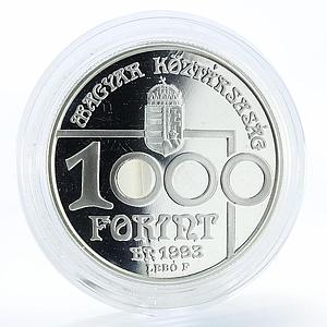 Hungary 1000 forint World Cup 1994 in the USA silver coin 1993