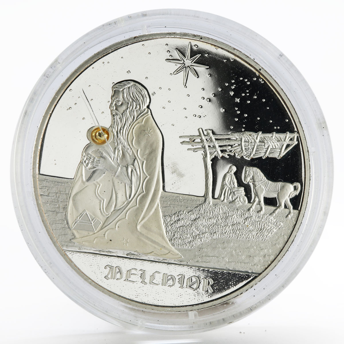 Malta 100 liras set of 3 Three Wise Men of the East proof silver coins 2005