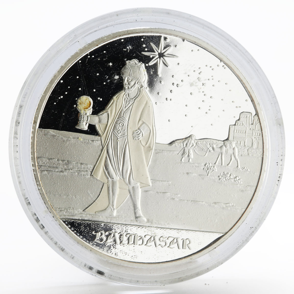 Malta 100 liras set of 3 Three Wise Men of the East proof silver coins 2005