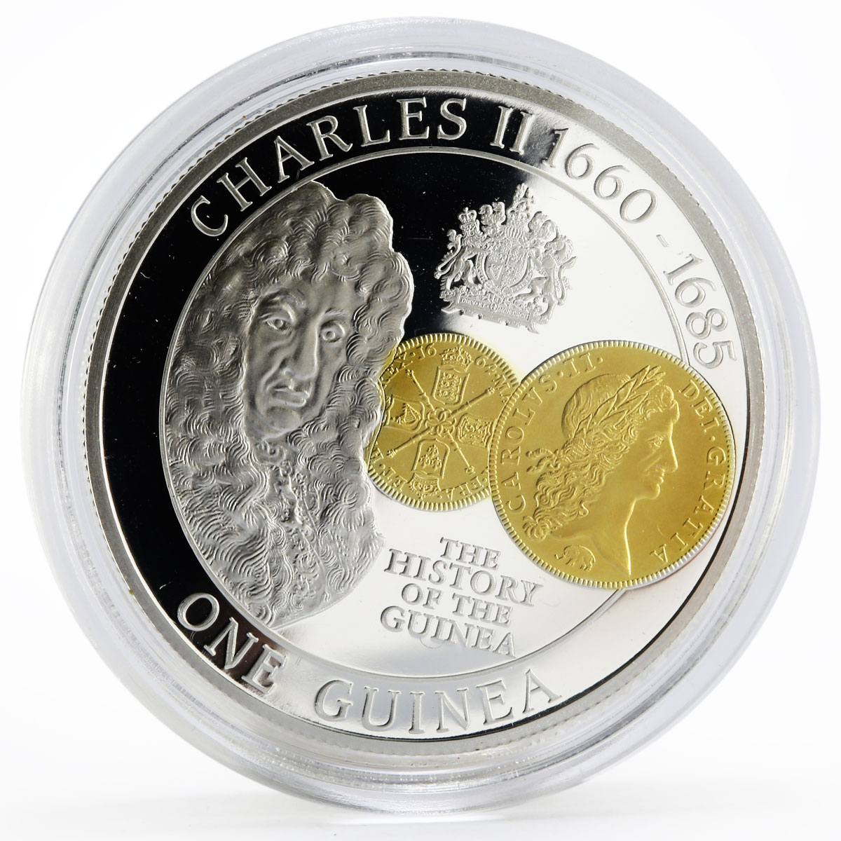 Tristan da Cunha 1 guinea The History of the Guinea Charles II silver coin 2013