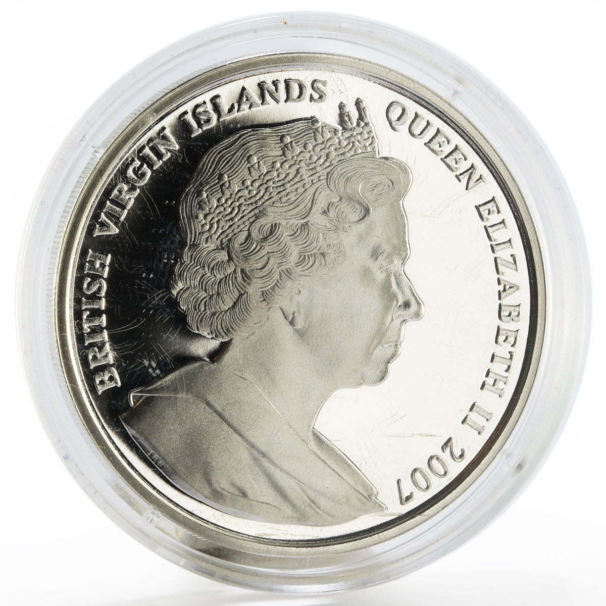 British Virgin Islands 10 dollars King Henry the Second proof silver coin 2007