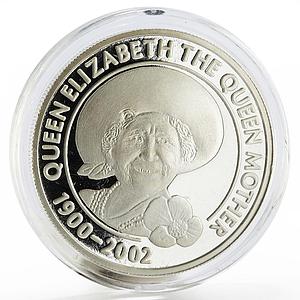 Malawi 10 kwacha 1st Anniversary of Death of the Queen Mother silver coin 2003