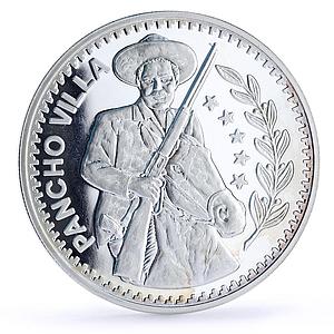 Mexico 5 onzas Revolutionary Pancho Villa Horseman silver medal coin