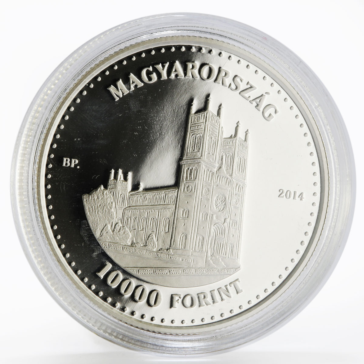 Hungary 10000 forint 200th Anniversary of Ybl Miklos proof silver coin 2014