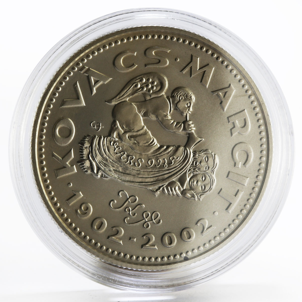 Hungary 3000 forint Centennial of Birth of Margit Kovacs silver coin 2002