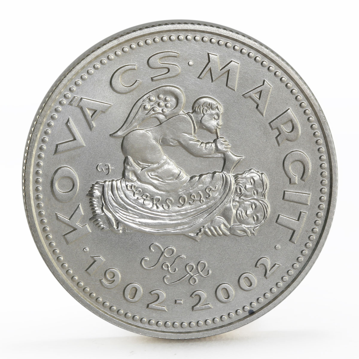 Hungary 3000 forint Centennial of Birth of Margit Kovacs silver coin 2002
