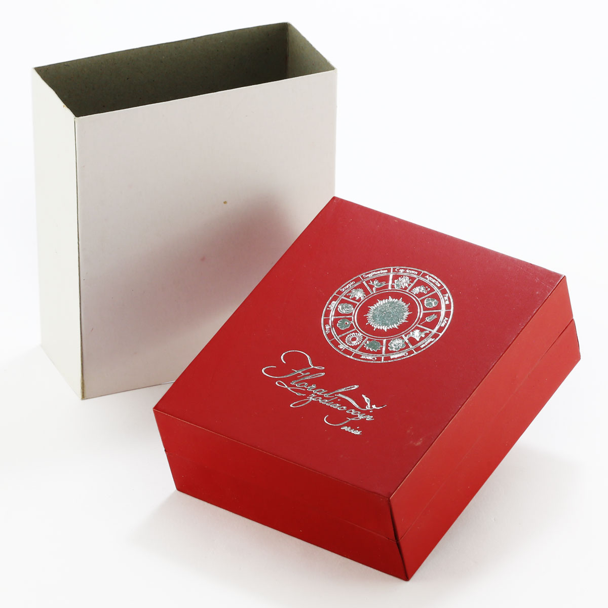 Cook Islands 1 dollar The Floral Zodiac series Peacock colored silver coin 2014