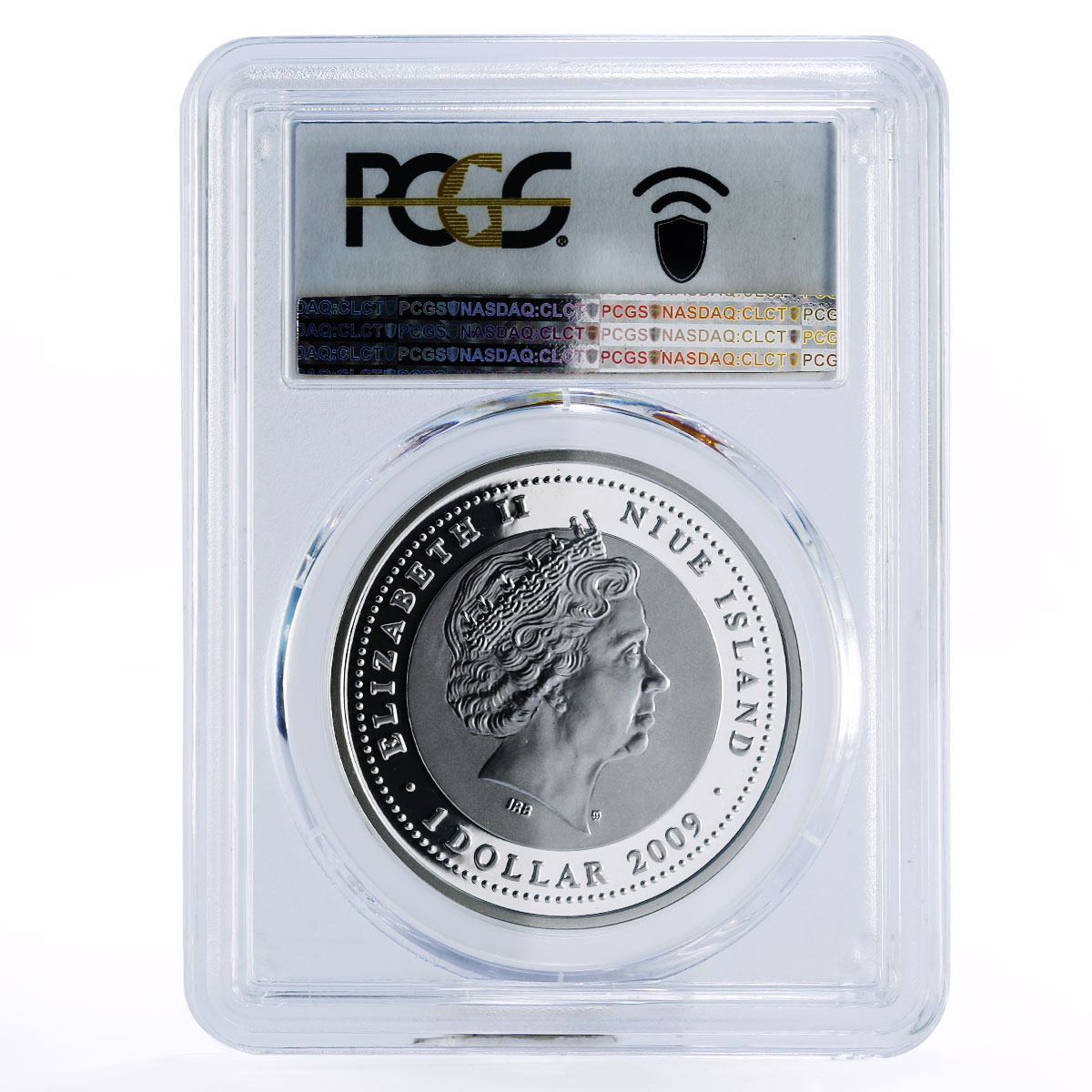 Niue 1 dollar New Year Father Frost Snow Maiden PR69 PCGS silver coin 2009