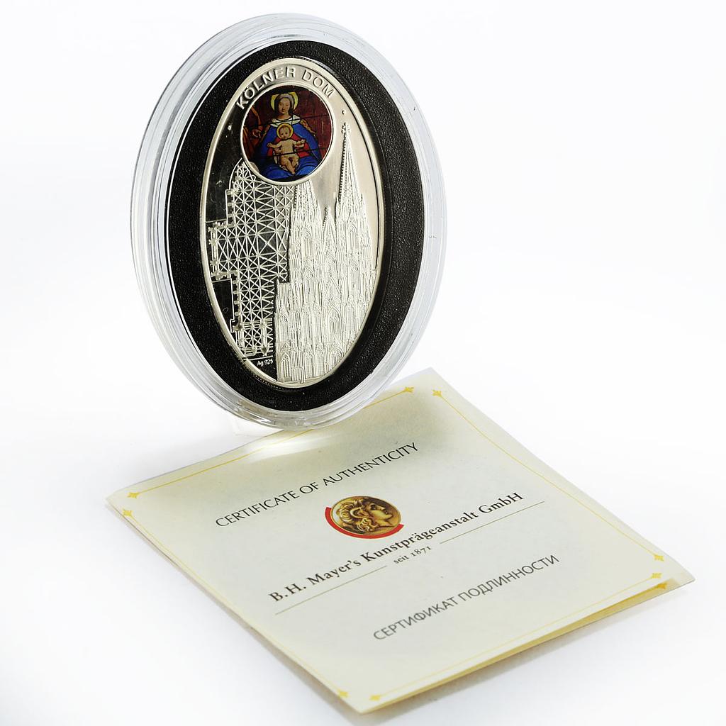 Niue 1 dollar Gothic Cathedrals series Cologne Cathedral proof silver coin 2011