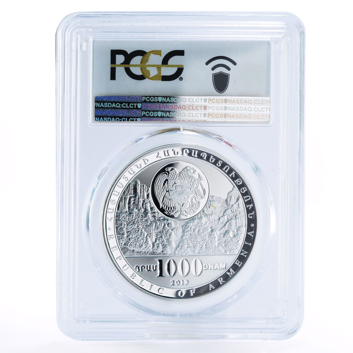 Armenia 1000 drams The Year Of The Caucasian Leopard PR70 PCGS silver coin 2019