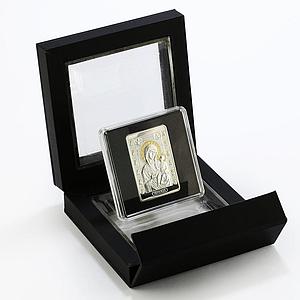 Belarus 20 rubles Religion series Holy Theotokos of Iveron silver coin 2013