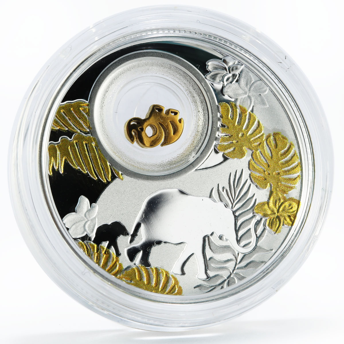 Cameroon 500 francs Lucky Coins series Little Elephant on Luck silver coin 2020