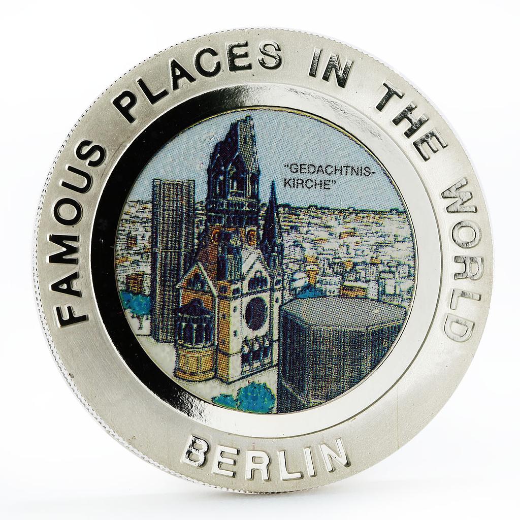 Equatorial Guinea 7000 francos Best World Places series Berlin silver coin 1994