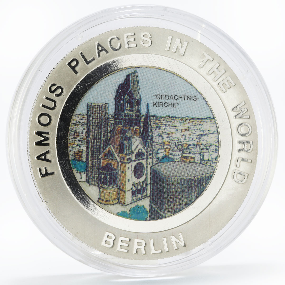 Equatorial Guinea 7000 francos Best World Places series Berlin silver coin 1994