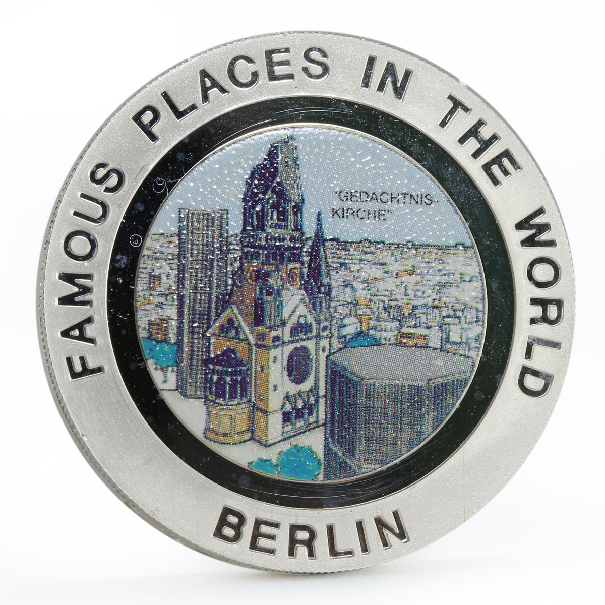 Equatorial Guinea 7000 francos Best World Places series Berlin silver coin 1994