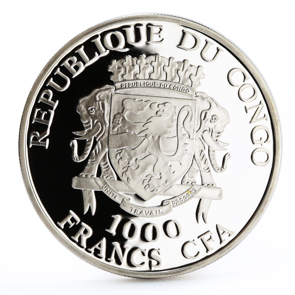 Congo 1000 francs Church Ceremomies series Sacrament of Wedding silver coin 2011