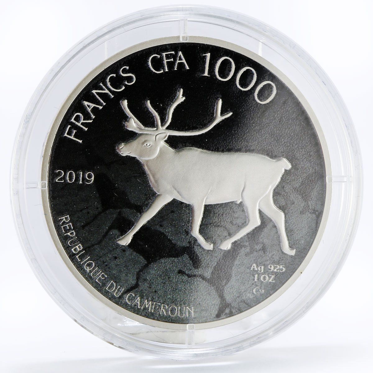 Cameroon 1000 francs 100th Anniversary of Karelia Flying Goose silver coin 2019