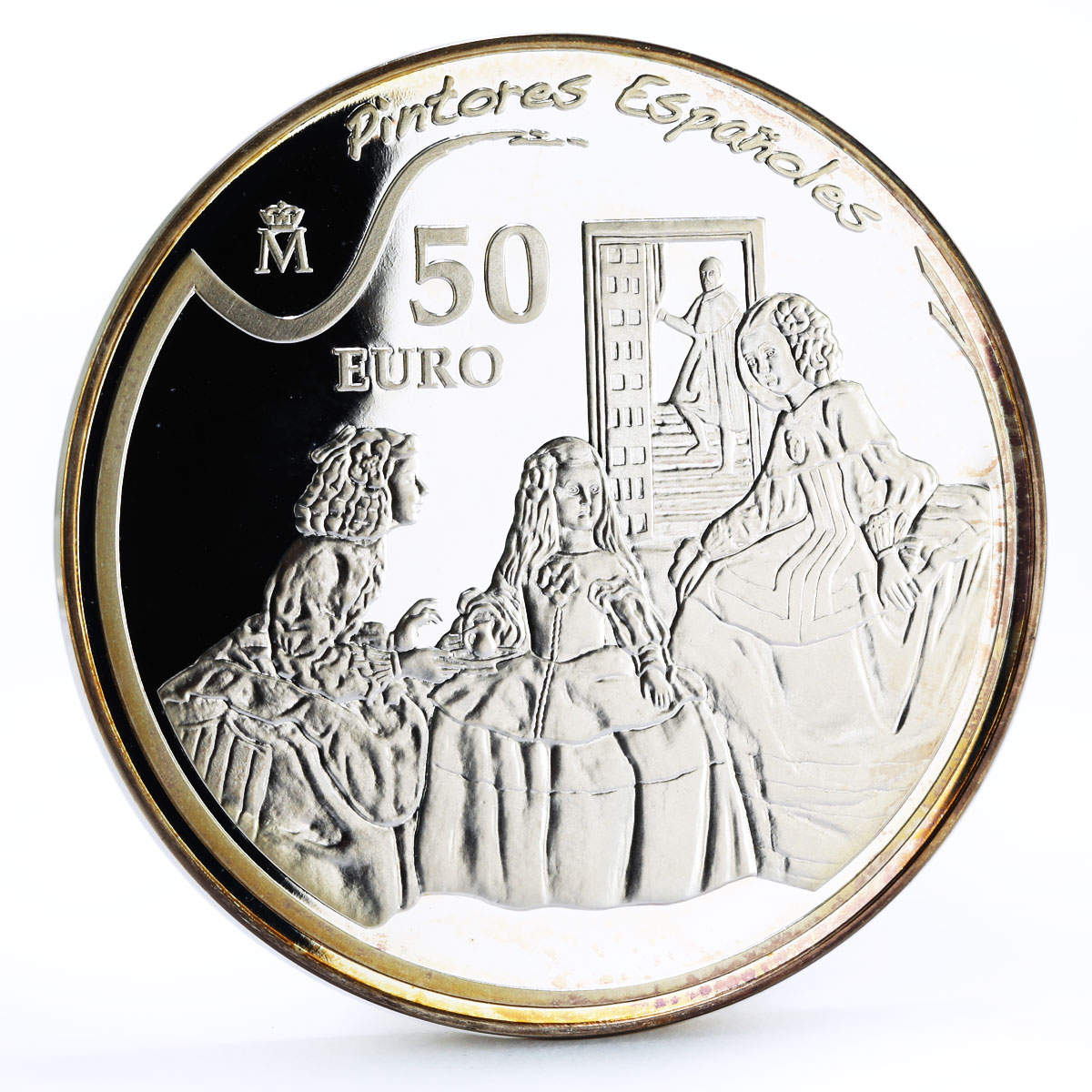 Spain 50 euro Spanish Painters series Velasquez and His Art silver coin 2008