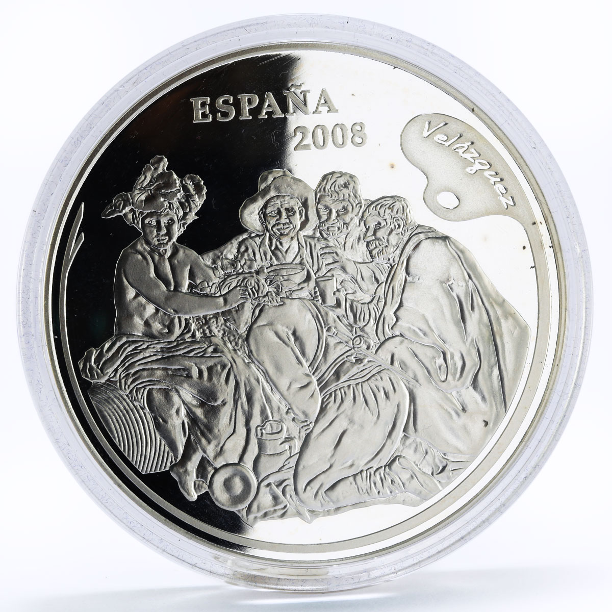 Spain 50 euro Spanish Painters series Velasquez and His Art silver coin 2008