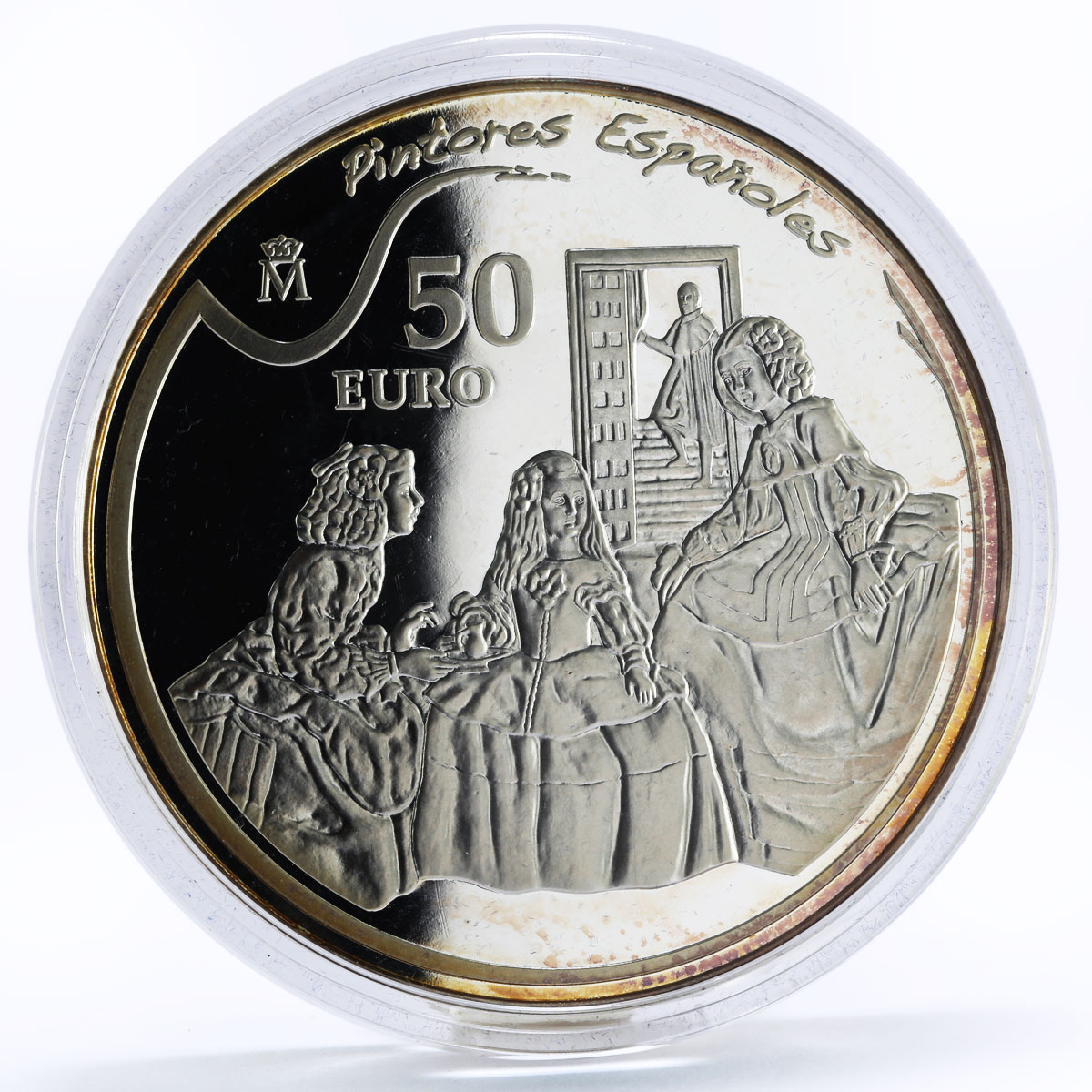 Spain 50 euro Spanish Painters series Velasquez and His Art silver coin 2008