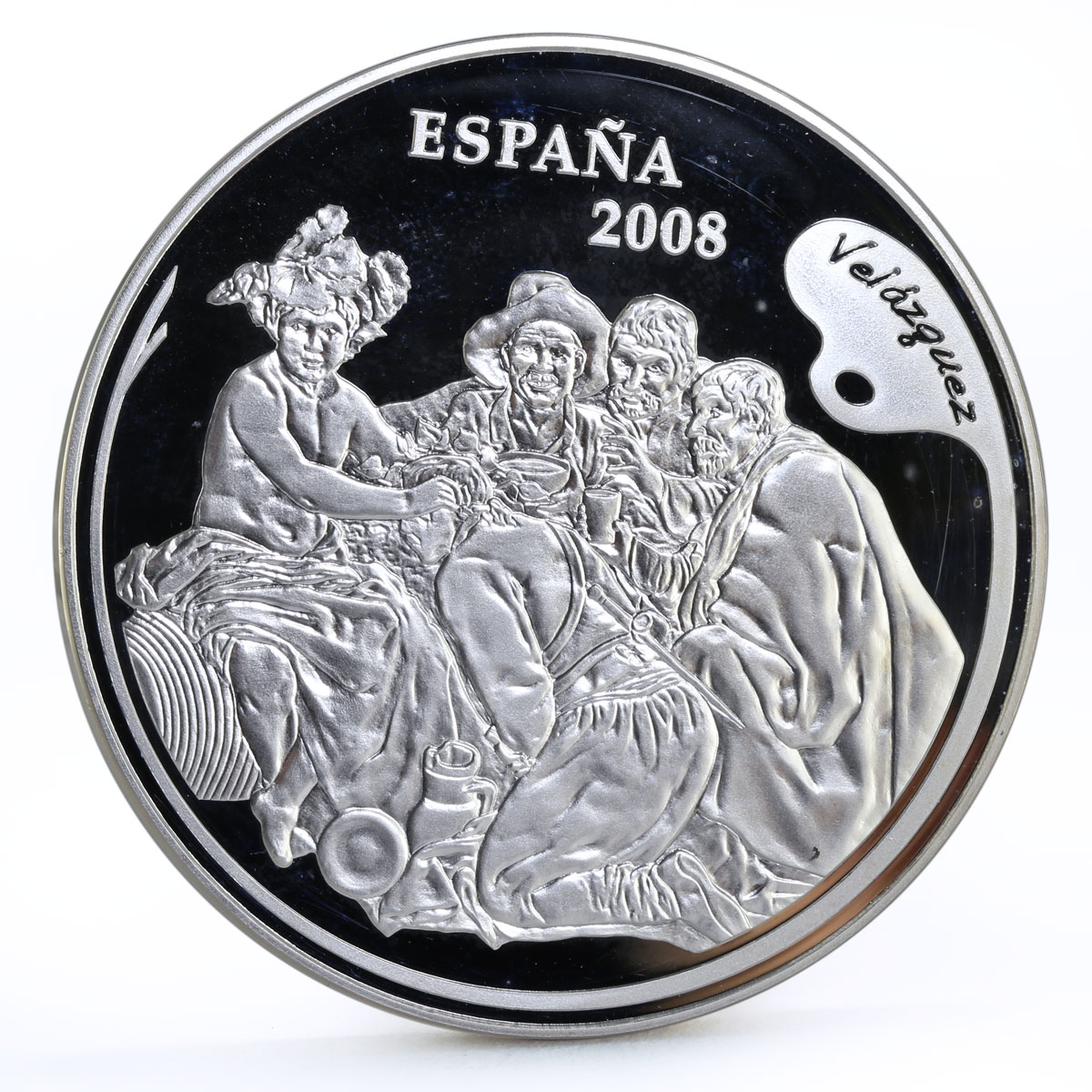 Spain 50 euro Spanish Painters series Velasquez and His Art silver coin 2008