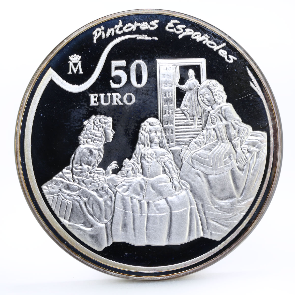 Spain 50 euro Spanish Painters series Velasquez and His Art silver coin 2008