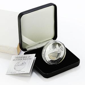 Fiji 1 dollar Treasures of Mother Nature Vietnam Pink Pearl silver coin 2012
