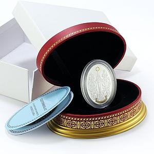 Ghana 5 cedis Renaissance series Two Little Angels silver coin 2014