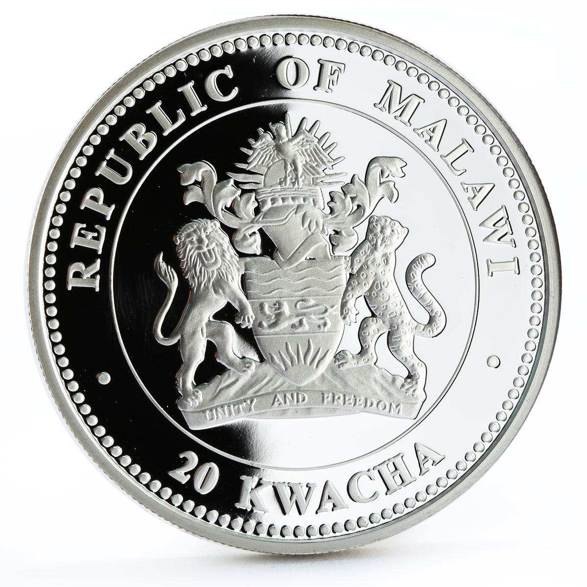 Malawi 20 kwacha Lunar Calendar series Year of the Rabbit proof silver coin 2011