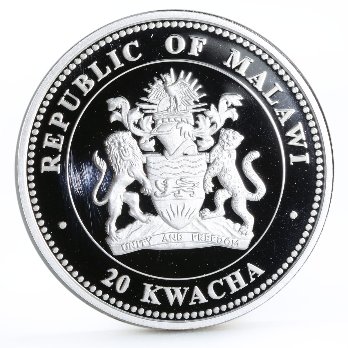 Malawi 20 kwacha Lunar Calendar series Year of the Rabbit proof silver coin 2011