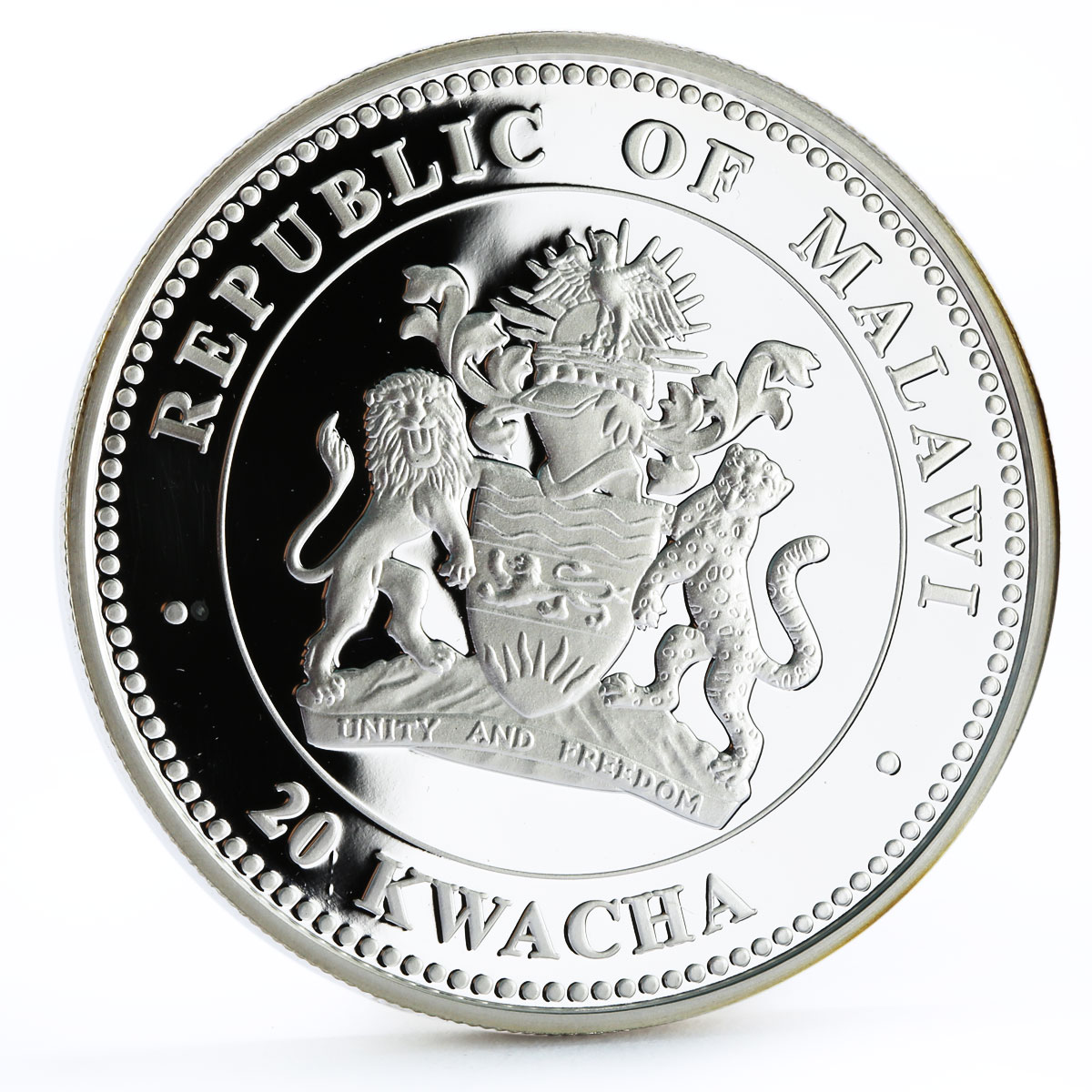 Malawi 20 kwacha Lunar Calendar series Year of the Rabbit proof silver coin 2011
