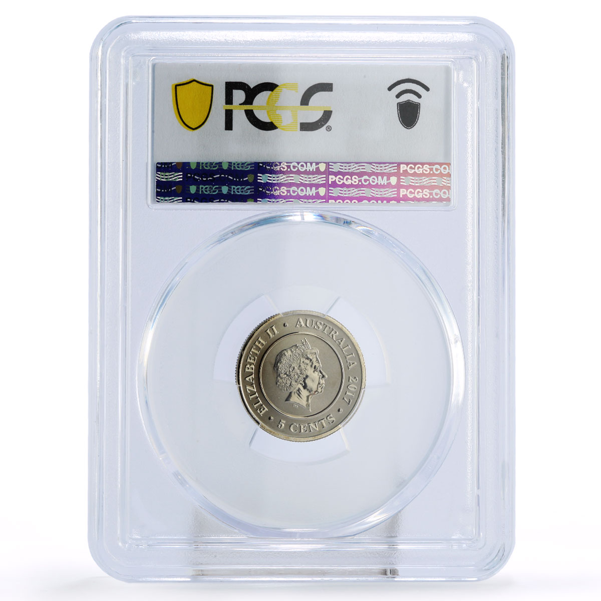 Australia 5 cents Planetary Coin Mercury Space MS69 PCGS CuNi coin 2017