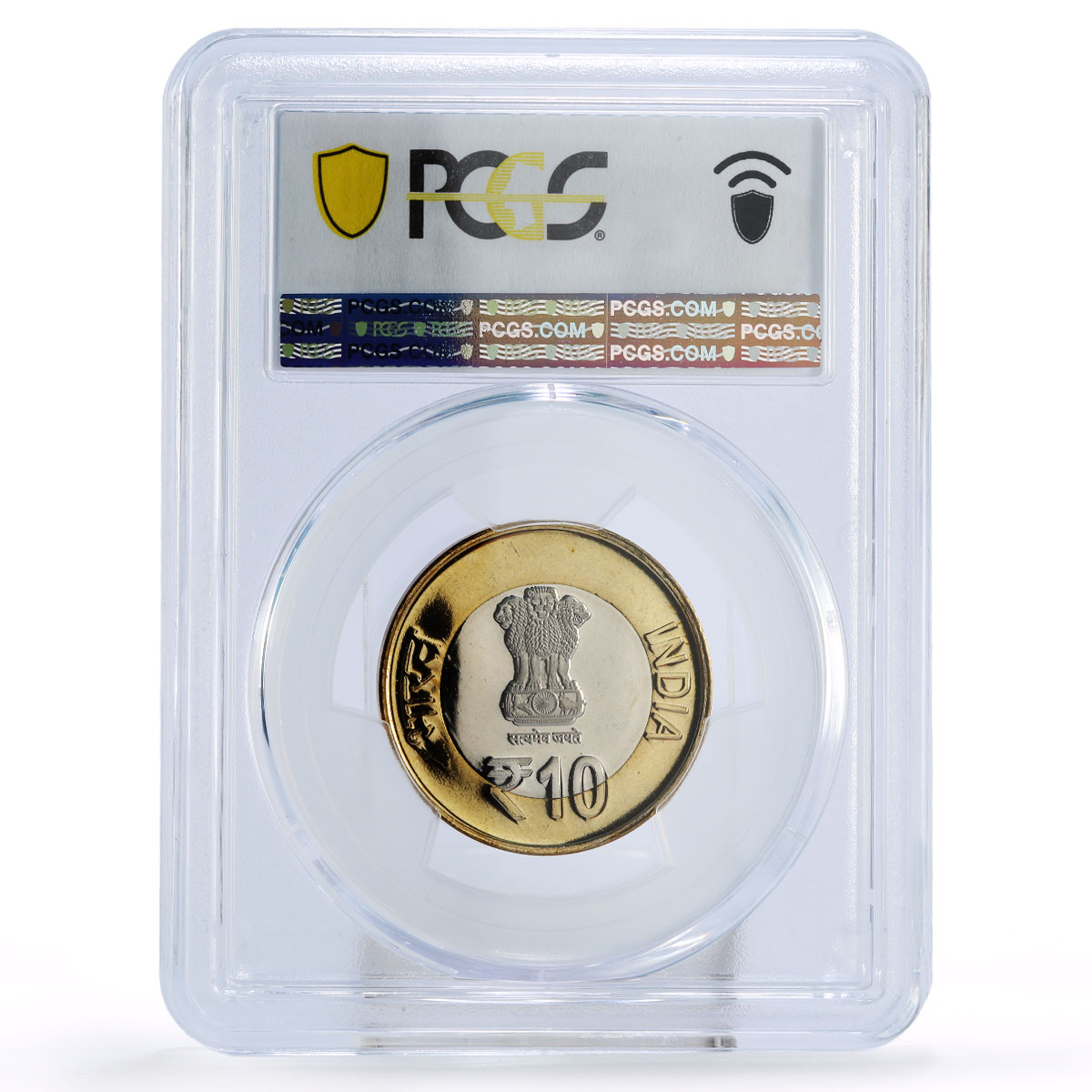 India 10 rupees Shri Jagannath Nabakalebara PR67 PCGS CuNi coin 2015