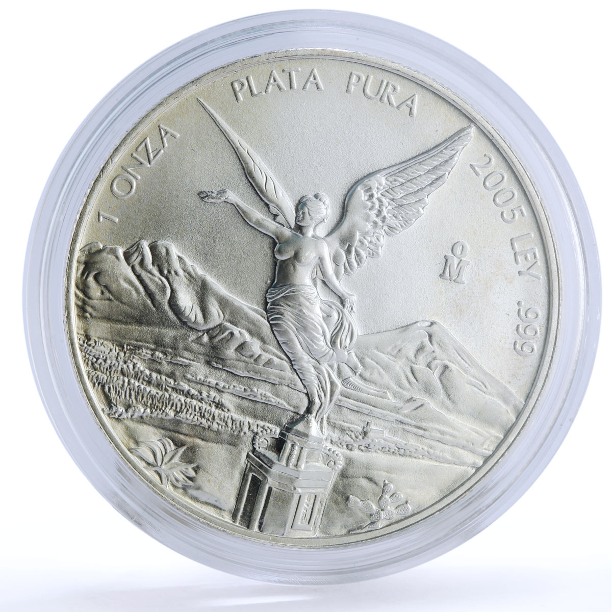 Mexico 1 onza Libertad Angel of Independence silver coin 2005