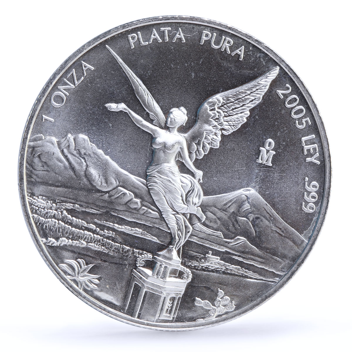 Mexico 1 onza Libertad Angel of Independence silver coin 2005