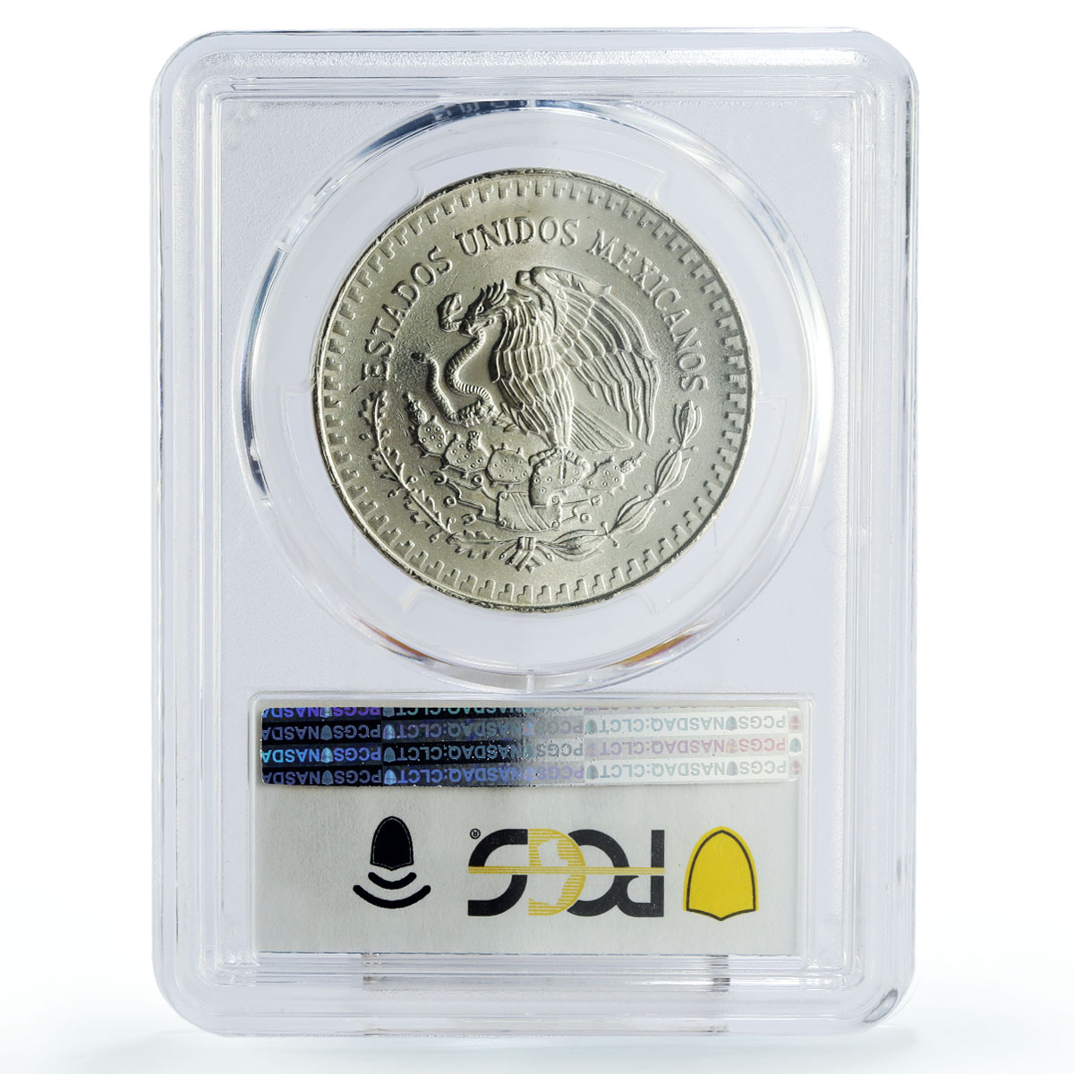 Mexico 1 onza Libertad Angel of Independence DDO MS67 PCGS silver coin 1987