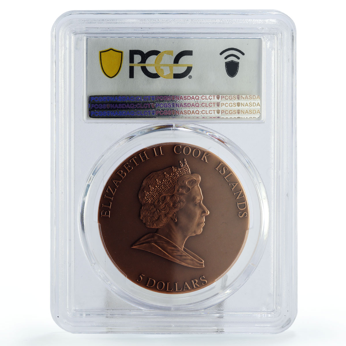 Cook Islands 5 dollars Observation of Mars MS69 PCGS silver coin 2009
