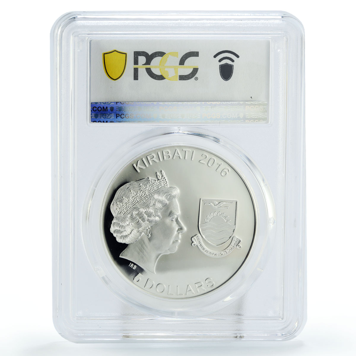 Kiribati 5 dollars Crypt Werewolf Wolfman PR70 PCGS colored silver coin 2016