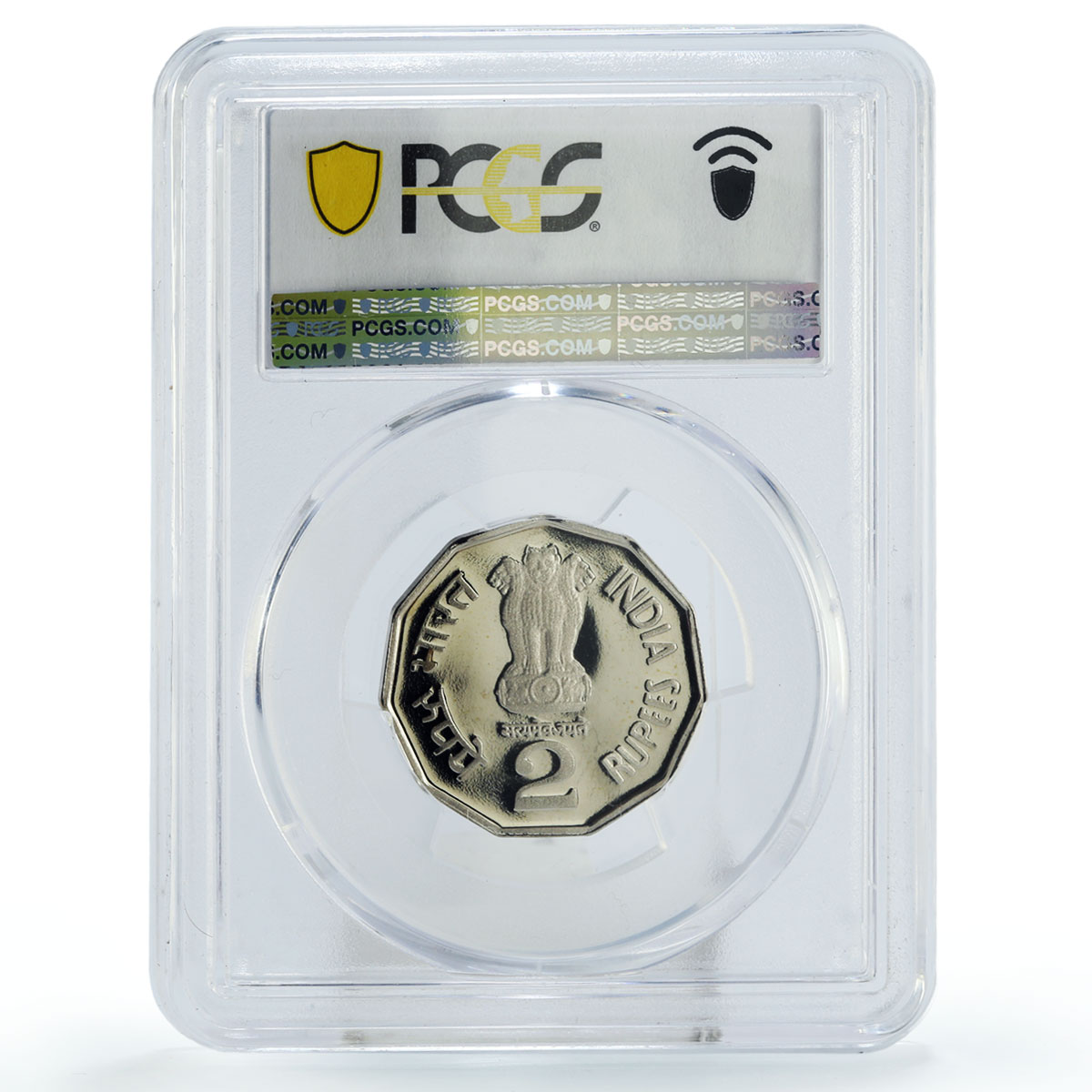 India 2 rupees 200 Years Subhas Chandra Bose Politics PR69 PCGS CuNi coin 1997