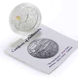 Malawi 20 kwacha Salt Routes Bochnia Uscie Solne Gdansk proof silver coin 2009