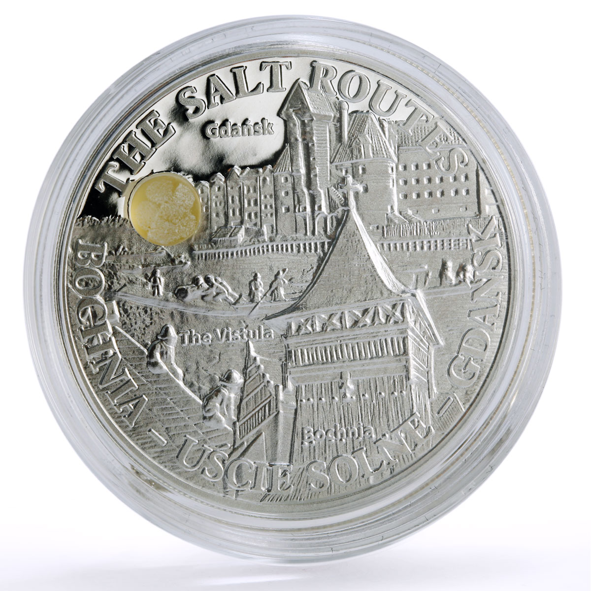 Malawi 20 kwacha Salt Routes Bochnia Uscie Solne Gdansk proof silver coin 2009