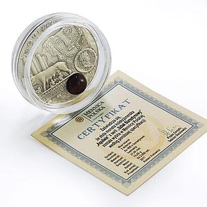 Niue 1 dollar Amber Routes Aquileia City silver coin 2011