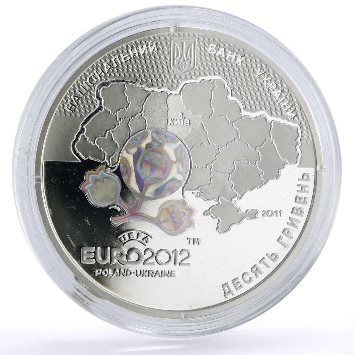 Ukraine set of 5 coins UEFA EURO 2012 Football Cup proof silver coins 2012