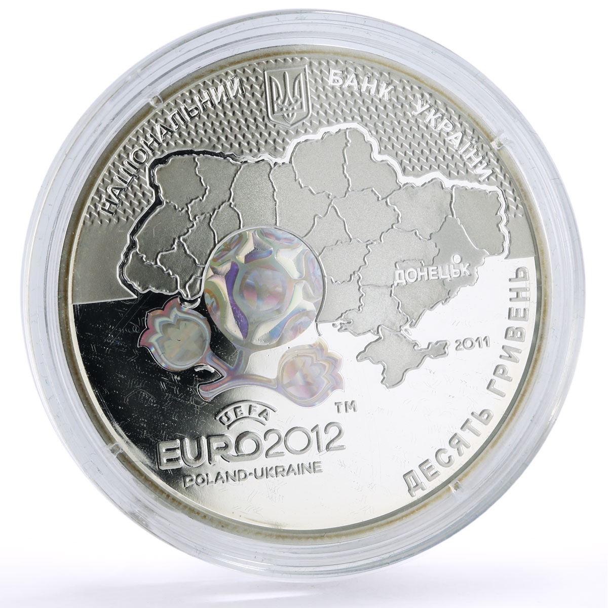 Ukraine set of 5 coins UEFA EURO 2012 Football Cup proof silver coins 2012