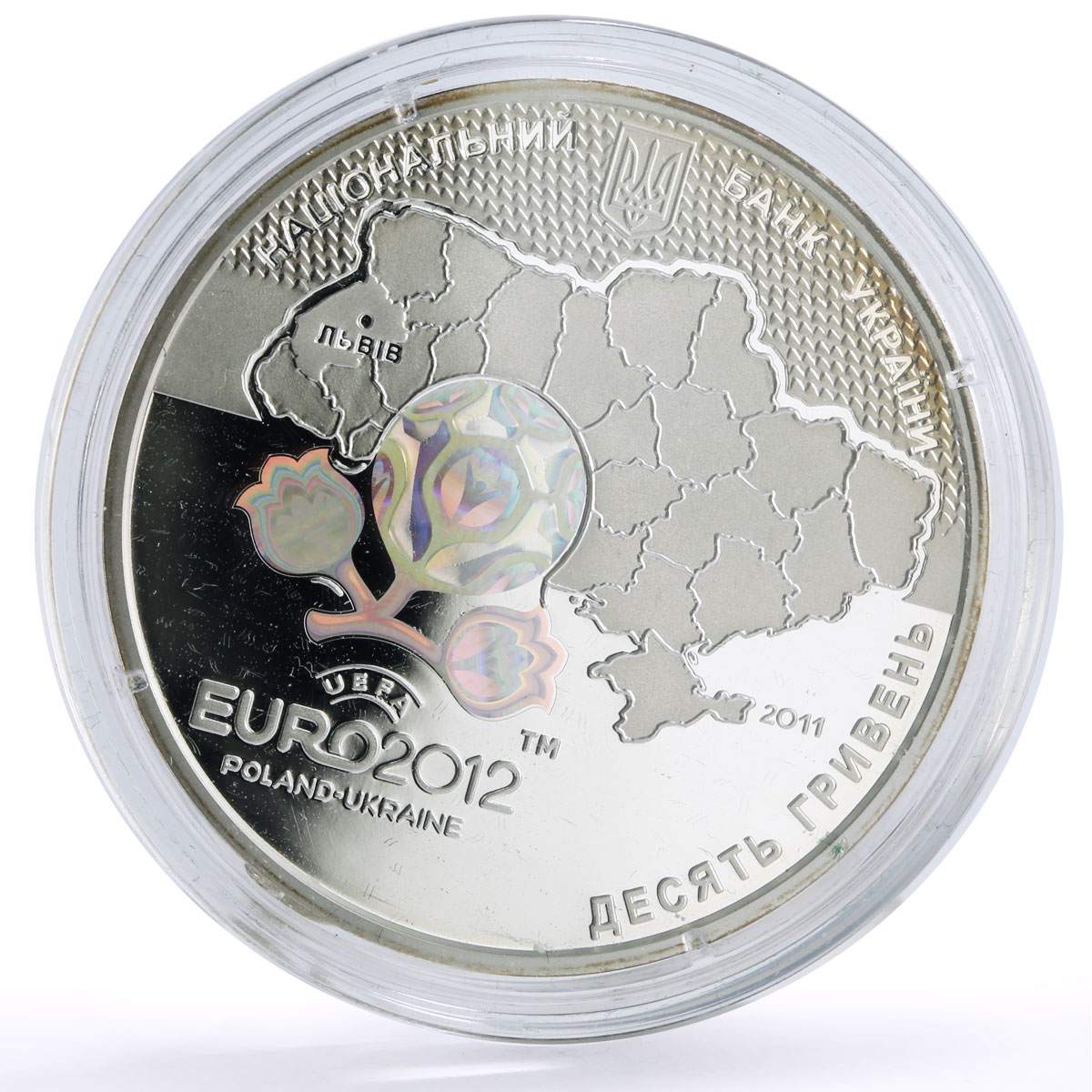 Ukraine set of 5 coins UEFA EURO 2012 Football Cup proof silver coins 2012