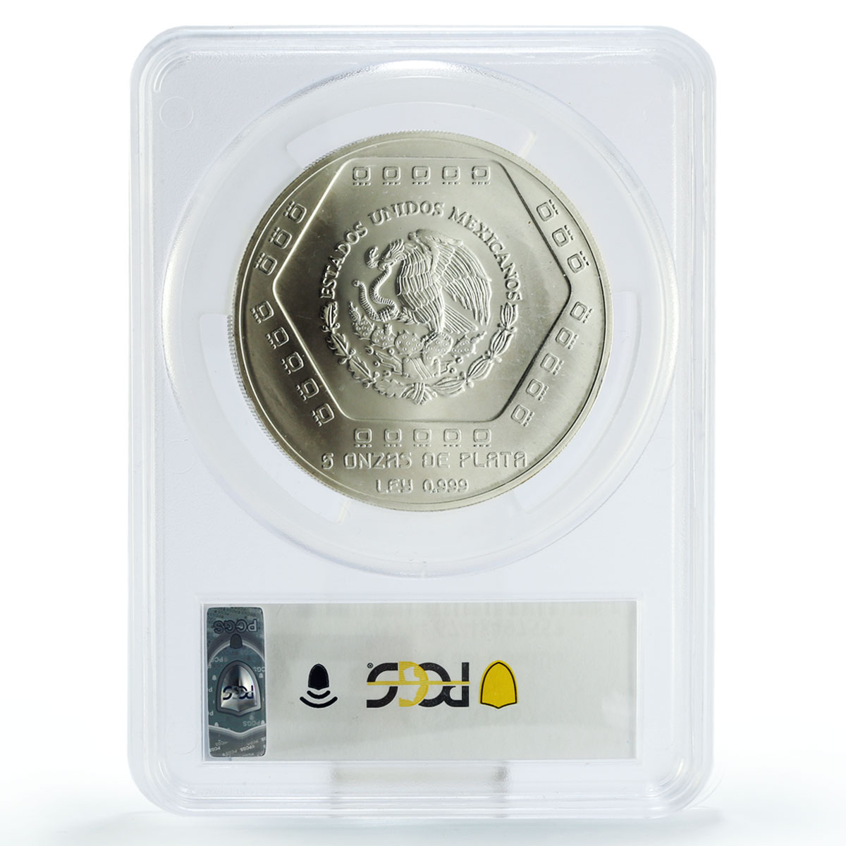 Mexico 10 pesos Precolombina Pyramid del Castillo MS67 PCGS silver coin 1994
