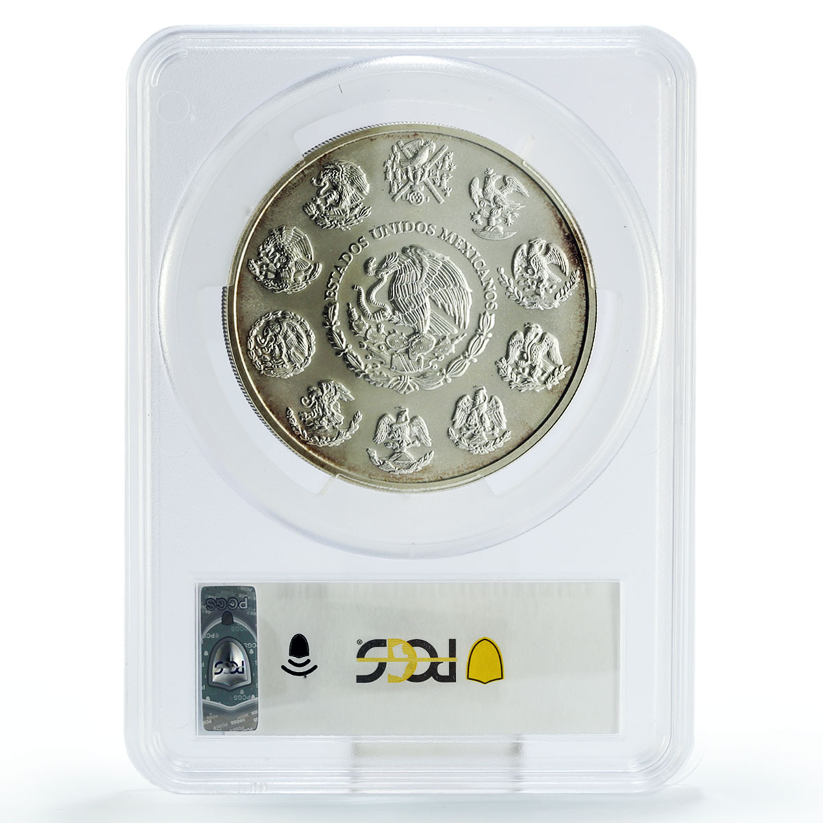 Mexico 5 onzas Libertad Angel of Independence MS67 PCGS silver coin 1997