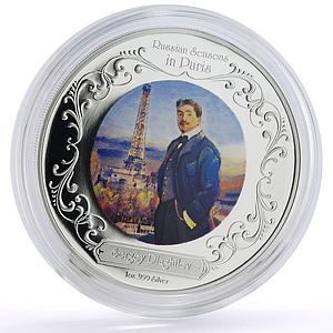 Niue 2 dollars Paris Seasons Ballet Dancer Sergey Diaghilev silver coin 2009