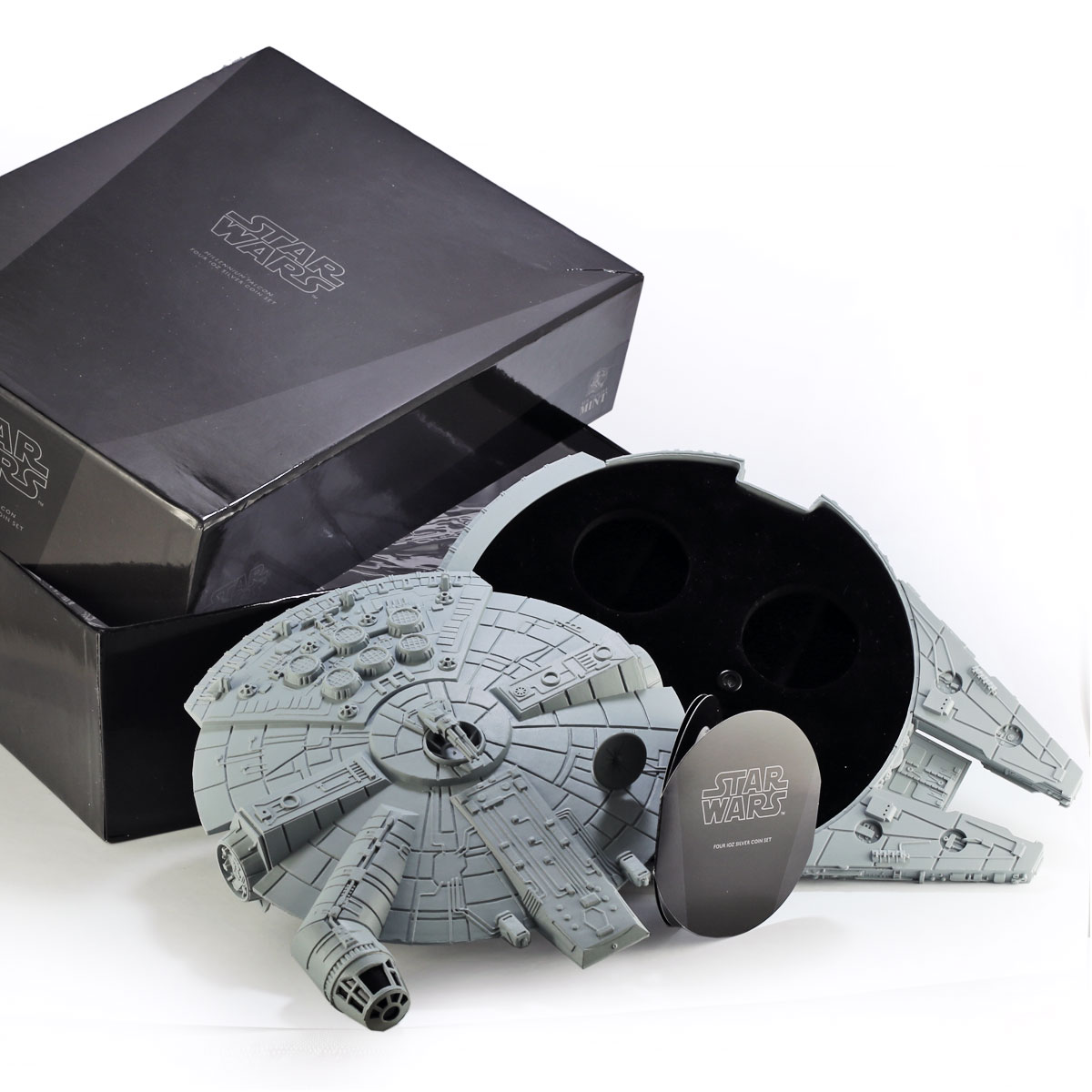 Niue Box with CoA Star Wars Millennium Falcon No Coins 2011 2012